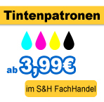 Tintenpatronen ab 3,99 Euro